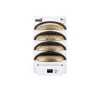 REI Lot de 4 poignées de Meuble entraxe 64 mm zamak Vieilli
