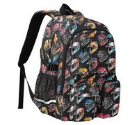 Reiacy Brutal Sac à dos d'école pour enfants, sac à dos d'école, sac à dos de grande capacité, sac à dos pour ordinateur portable, sac à dos de voyage pour collège