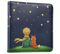 Reiacy Grand album photo autocollant - Little Prince FoxDIY - Classeur à anneaux rechargeable avec 20 feuilles pouvant contenir des photos de 15,2 x 10,2 cm, 17,8 x 12,7 cm pour voyage en famille