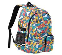 Reiacy Sac à dos d'école coloré en corne pour enfants, grande capacité, sac à dos pour ordinateur portable, sac à dos de voyage pour collège