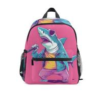 Reiacy Shark Men Sing Kids Petit sac à dos d'école, sac à dos pour enfant préscolaire sac à dos d'école maternelle sac à dos décontracté