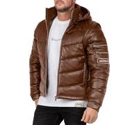 Reichstadt Homme Veste 22RS32 LUX - Cuir Véritable - Cognac XXL