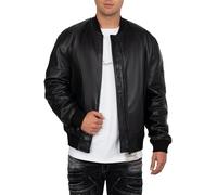 Reichstadt Veste aviateur en cuir véritable pour homme 24RS052 Noir L
