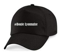 Reifen-Markt Base Cap #Boule Lyonnaise Größe uni Farbe Schwarz Druck Weiss