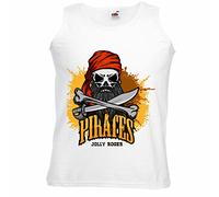 Reifen-Markt TankTop Herren Motiv-302074 Größe M Farbe Weiss Druck
