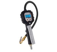 Reifenfüllmesser Digital 0-255 PSI - Reifendruckprüfer Mit Pumpe & Ablass | 0,5 PSI Präzision Hintergrundbeleuchtung 4 Einheiten Bar KPa | Robust Stahl Messing Für PKW Motorrad SUV