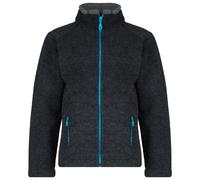 Reiff - Kid's Wool Fleece Jacket Colori - Veste en laine mérinos - 98/104 - anthracite / turquoise