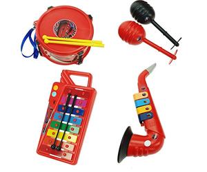 Reig - 5311.0 - Set Xylophone - Tambour - Saxophone et Maracas