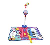 Reig Musicales Peppa Pig Battery And Piano Carpet With Foot And Drumsticks Microphone Multicolore