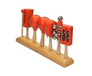 Reig - 7081 - Percussion - Set De 5 Instruments en Bois