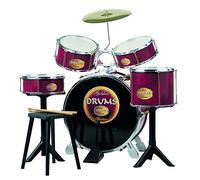 Reig Batterie - Grosse Caisse - Tambours 2 Sons Et Cymbale - Baguettes Pros