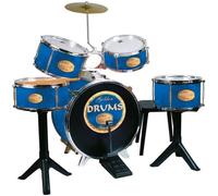 Reig Musicales Battery Golden Drums With Sidewalk 75x68x54 Cm Bleu