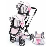 Reig Chaise pour jumeaux Twin Tandem - Rose