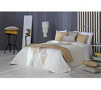 Reig Martí Couvre-lit réversible beige pour lit de 180 cm Lynch