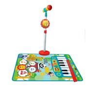 Reig Musicales Batterie And Piano Carpet Fisher Price With Micro Standing And Drumsticks