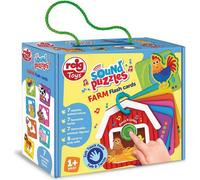 Reig Musicales Eva Cartes De Ferme Avec Des Bruits Et De Vrais Animaux Multicolores Multicolore One Size