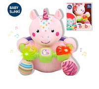 Reig Musicales Licorne Musicale Avec Lumières Et Activités Teddy 20 Cm