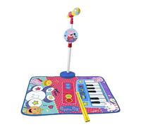 Reig Musicales Microphone Peppa Pig Battery And Piano Carpet With Foot And Drumsticks