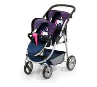 Reig Musicales Poussette Double Pour Poupées 73x63x46 Cm