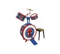 Reig/spiderman - 555 - Batterie - 3 Eléments Avec Siege - Spiderman