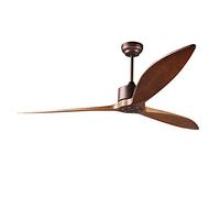 reiga 165CM DC Motor Ventilateur de Plafond Intelligent Moderne avec Google Home Alexa App Télécommande 6 Vitesses, Minuterie pour Cuisine, Patio, Salon