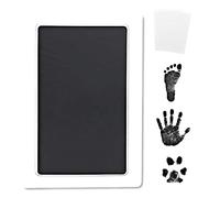 Reigndrop Clean Touch Tampon encreur pour empreintes de pattes de bébé, empreintes de pattes d'animal - Créez un tampon souvenir impressionnant, souvenirs de longue durée,Clean Touch - Noir.