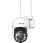 REIGY 3MP Outdoor WiFi Surveillance Camera PT 360 1296P IP Wireless Security Camera with Motion Detection Night Vision in Colour Two