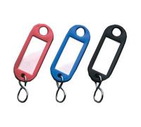 Reiher REIHER Porte-clés avec champ d'étiquetage plastique jaune Quantité:100