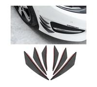 REIJAX 6 Pièces Kit de Canards de Spoiler de Voiture pour BMW 4 Series Gran Coupe F36 2013-2019, Lèvre de Spoiler de Séparateur de Canard d'Aileron de Pare-Chocs de Voiture,B-Carbon Fiber