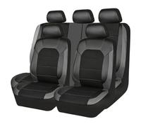 REIJAX 9pcs Voiture Housses De Siège Ensemble pour Jeep Avenger 2022-2024 Avant Et Arrière étanche Confortable Cuir Respirant Couvre-Siège Accessoires,B