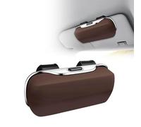 REIJAX Porte Lunettes pour Pare-Soleil de Voiture pour Opel Astra 2010-2023, Étui à Lunettes de Voiture, Clip de Support de Lunettes de Soleil de Visière de Voiture,A Coffee