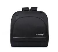 REIJAX Sac accordéon à Dos en Tissu Oxford pour accordéon Accordéon rembourré Valise Sac à Dos avec Bretelles Sac à Dos pour Accessoires Sac de Transport pour Instrument-Black||48/60/72 Bass