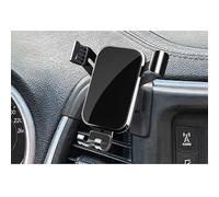 REIJAX Support Téléphone Voiture, pour Je-EP Cherokee 2016-2018 Gravité Grille Aération Porte Téléphone Voiture Accroche Rotation à 360 °,A/Black