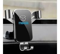 REIJAX Support Téléphone Voiture, pour Mazda MX-5 Miata NA NB NC ND 1990-2019 2020 2021 2022 2023 2024 Gravité Grille Aération Porte Téléphone Voiture Accroche Rotation à 360 °,B/Silver