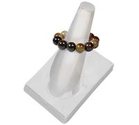Reiki Crystal Products Améthyste, Citrine, Quartz Rose, Œil de Tigre, Jade Vert, Bague Pierre de Lune | Bague Pierre | Bague en Cristal | Perles de Pierre de Cristal Anneaux Taille Unique Adulte