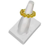 Reiki Crystal Products Améthyste, Citrine, Quartz Rose, Œil de Tigre, Jade Vert, Bague Pierre de Lune | Bague Pierre | Bague en Cristal | Perles de Pierre de Cristal Anneaux Taille Unique Adulte