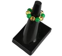 Reiki Crystal Products Améthyste, Citrine, Quartz Rose, Œil de Tigre, Jade Vert, Bague Pierre de Lune | Bague Pierre | Bague en Cristal | Perles de Pierre de Cristal Anneaux Taille Unique Adulte