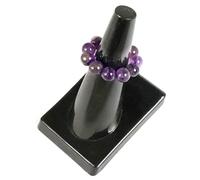 Reiki Crystal Products Améthyste, Citrine, Quartz Rose, Œil de Tigre, Jade Vert, Bague Pierre de Lune | Bague Pierre | Bague en Cristal | Perles de Pierre de Cristal Anneaux Taille Unique Adulte