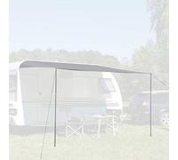 Reimo Tent Technology Auvent et paroi latérale dans un Como 1 gris 200 x 240 cm.