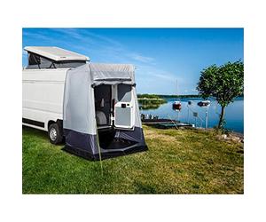 Reimo Tent Technology Tente arrière DUCATISSIMO Premium compatible avec Ducato et similaires, avec sol, gris