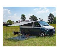 Reimo Voile d'ombrage universel COMO 2 anthracite, 250 x 240 cm, pour camping, caravane, camping-car, bus