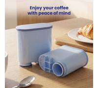 Reimol Lot de 6 filtres de rechange pour machine à café, compatibles avec les séries Philips Saeco 2200/2300/3200/3300/4400 6 Pcs