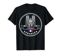 Reims France Souvenir de Voyage rétro T-Shirt
