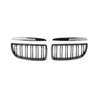 Rein Grille Pour BMW Série 3 E90 E91 2005-2008 330i 335i Grilles Pare-chocs Avant Calandre Avant Double Barre(Double-Glossy Black)