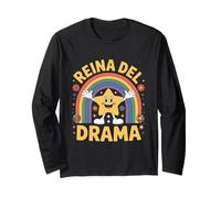 Reina Del Drama Divertida y Sarcástica avec Mucha Actitud Manche Longue