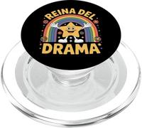 Reina Del Drama Divertida y Sarcástica avec Mucha Actitud PopSockets PopGrip pour MagSafe