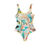 Reina Olga, Femme, Maillots de bain, Multicolore, Taille: 38 FR Maillot de Bain Une Pièce Fleurs Tropicales