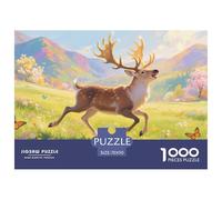ReinCerf 1000 Pieces Faune Sauvage Puzzle en Papier Qualité Supérieure Jeu Cadeau Unique Adultes Et Enfants Dès 14 Ans 70x50cm/1000pcs