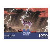 ReinCerf 1000 Pieces Faune Sauvage Puzzle pour Adulte Détente & Relaxation Jeu Cadeau Unique Adultes Enfants 38x26cm/1000pcs