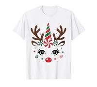 Reindeer Christmas Family Matching Merry Xmas Holiday Men T-Shirt